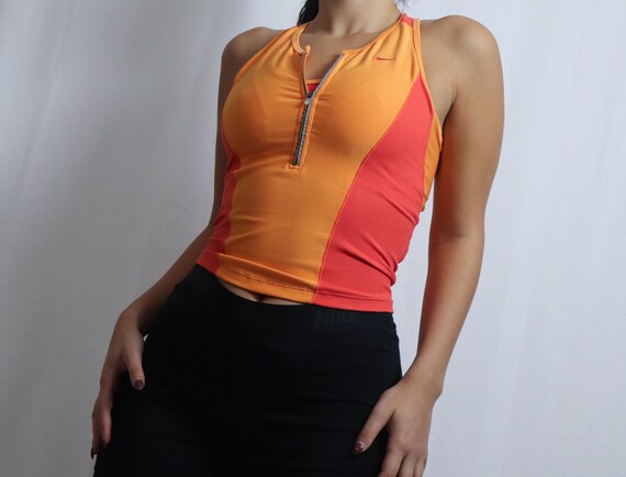 orange Nike tank top / nike shirt / tanks tops for
