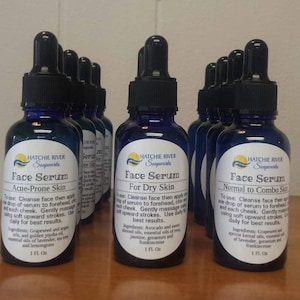 Face Serum formulated for different skin types. Moisturizer for face. Facial Moisturizer 1 Oz bottle