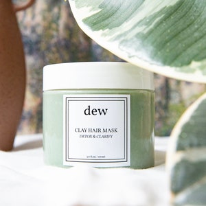 Clay Hair Mask - Detox & Clarify | All-natural, Anti-anxiety, Handmade, 100% natural ingredients