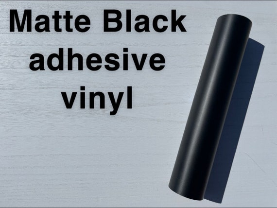 Black Adhesive Vinyl 