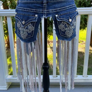 Denim Boho Pocket Belt - Etsy display picture 1