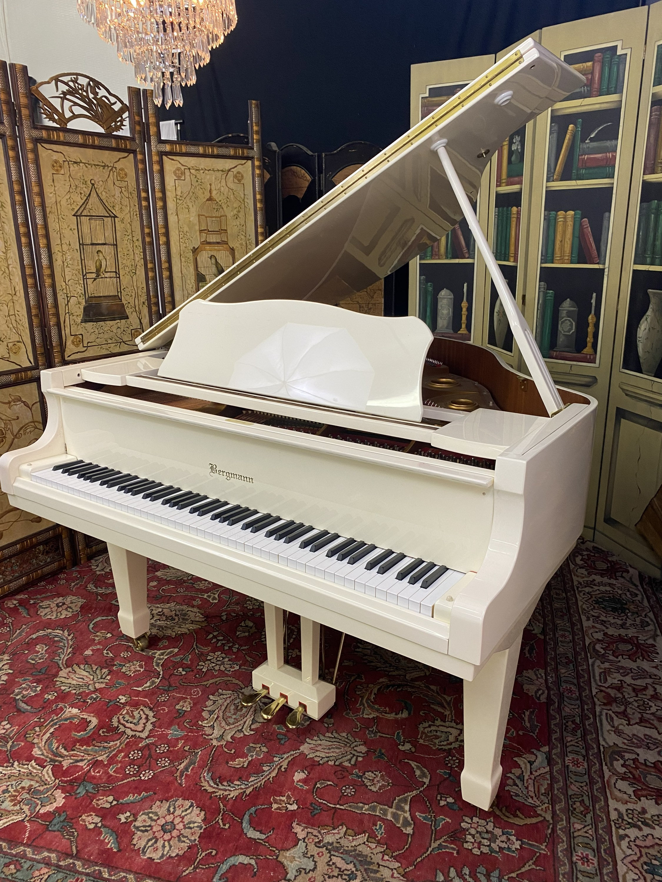 2003 4 10 Bergmann Ivory Grand Piano Awesome Sound Shipping Xtra