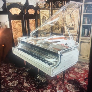 Wurletzer 2024 Crystal Clear Baby Grand 5 Piano, in stock, can install player, can move, Ship Xtra. image 6