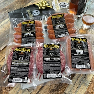 Gourmet Juicy Liquor Infused Grilling Sampler - Bourbon Gin Rum