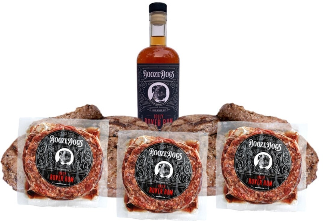 Gourmet Juicy Rum Infused Pork Beef Blend Burger Etsy