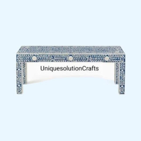 Bone Inlay Bench - Etsy