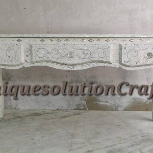 Handmade furniture, Mother of pearl Inlay Desk, Mother of pearl Inlay Table