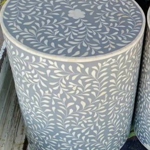 Handmade Bone inlay side table,Bone inlay end table, Bone inlay sofa table,Bone inlay coffee table, Livingroom furniture