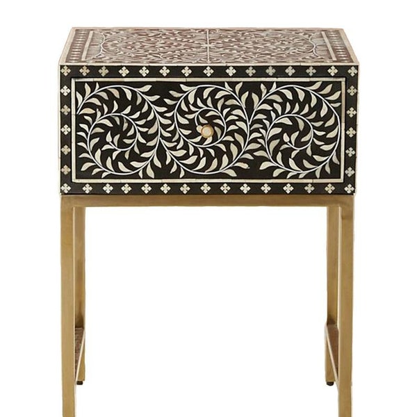 Bone Inlay Bench - Etsy