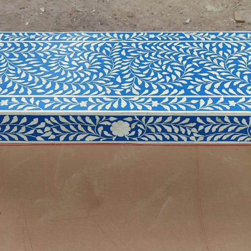 Bone Inlay Bench - Etsy