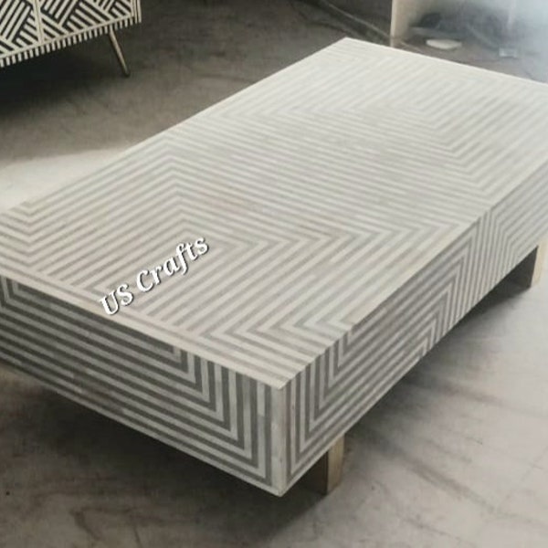 Bone Inlay Bench - Etsy