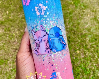 Stitch & Angel Love Tumbler