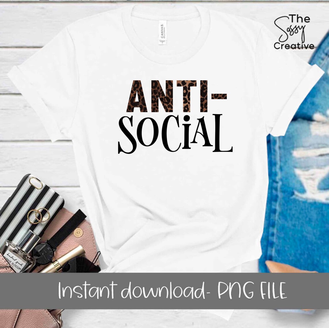 Antisocial Introvert Quote Png File Funny Sublimation - Etsy