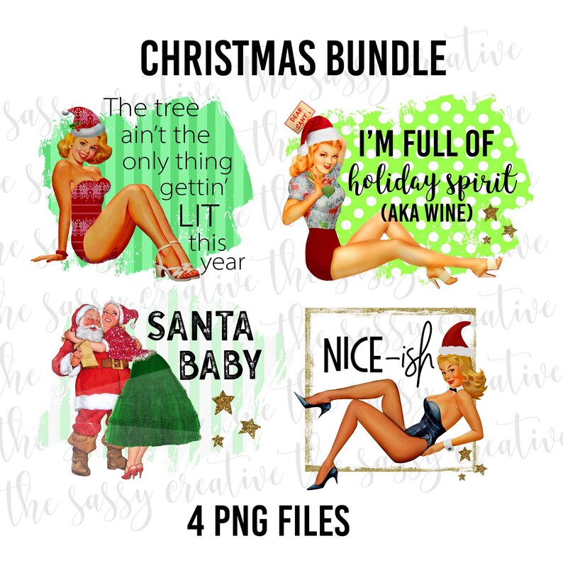 Christmas Sublimation Designs Download Funny Christmas PNG Etsy