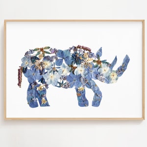 Stampa artistica da parete con rinoceronte selvatico, decorazione per animali africani, safari, cameretta dei bambini