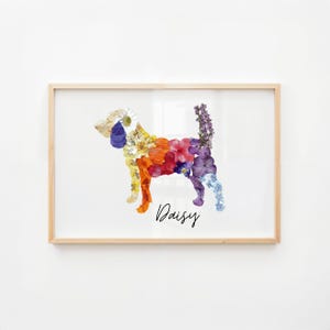 Personalized Beagle Dog Art Print with Name – Custom Pet Portrait, Beagle Wall Decor, Gift for Dog Lover, Dog Breed Illustration