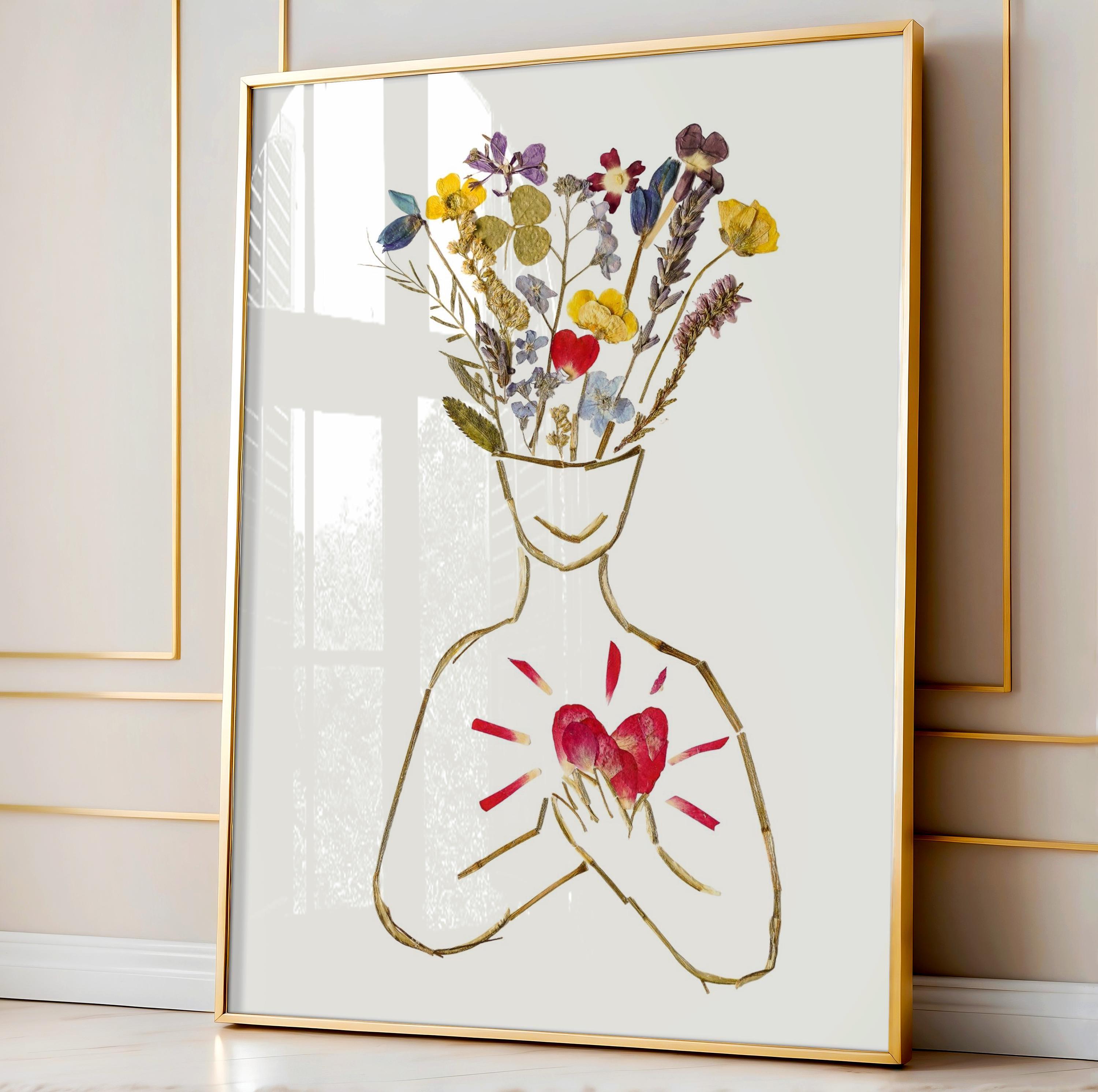 Therapy Office Decor Wall Art – Mental Health Illustration for ...