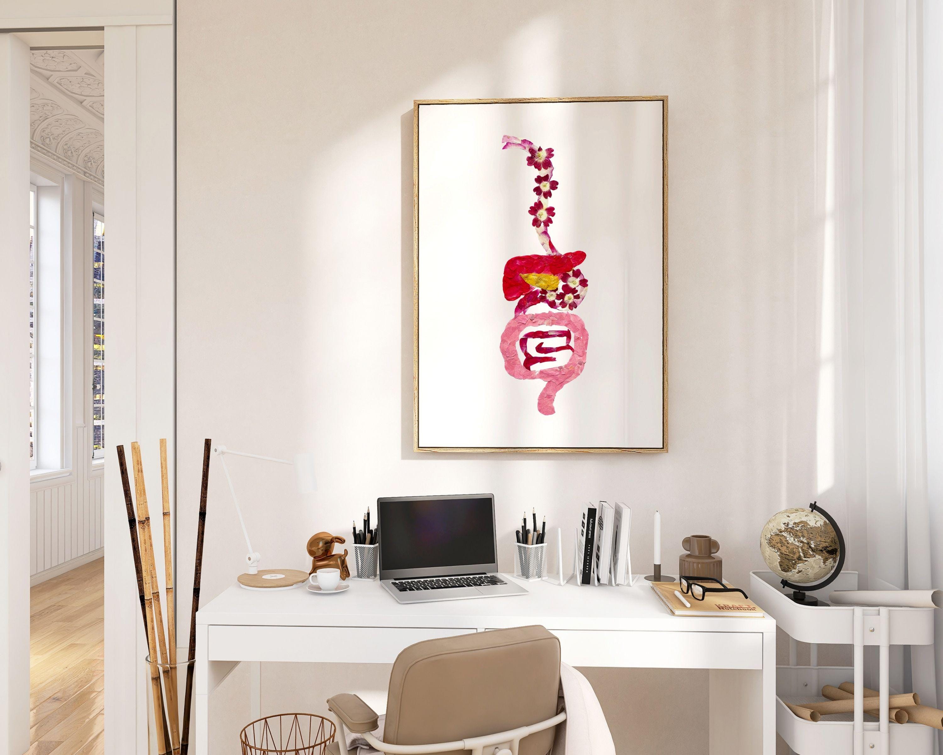 Digital Digestive System Anatomy Print – Medical Wall Art for ...