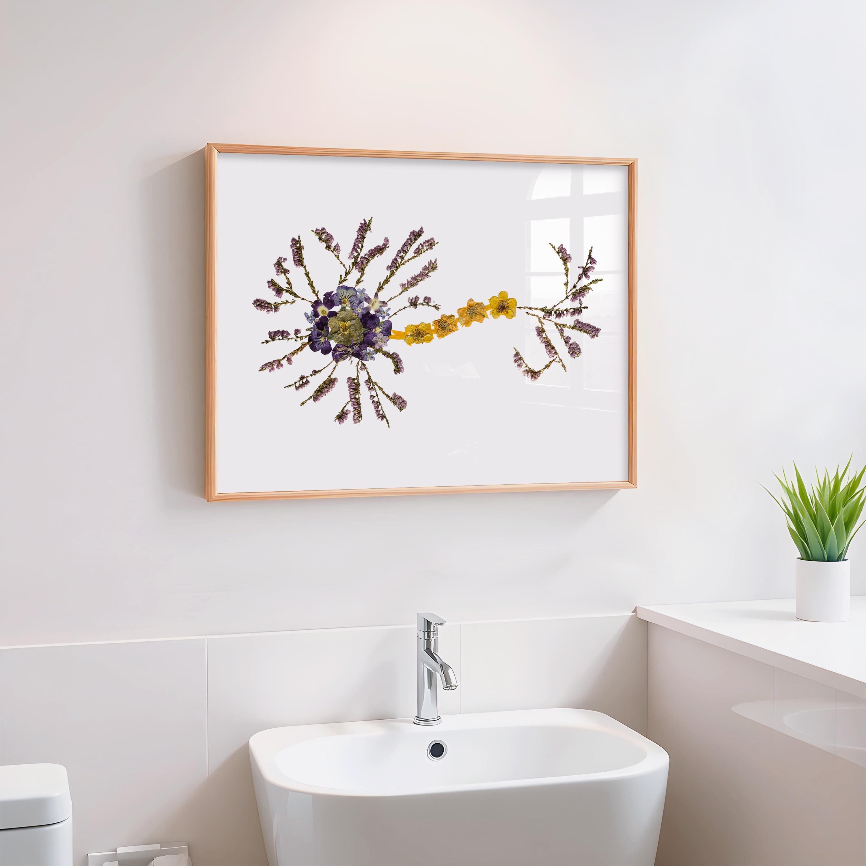 Neur Mural Neuron Art Print, Nerve Cell Poster, Neuroscience Wall Art, Biology ...