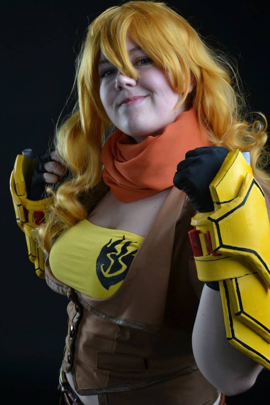 Ember Celica cosplay gauntlets Yang Xiao Long Etsy