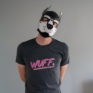 Wuff - Candy, Pup, fetish streetwear, pupplay tshirt, paw print
