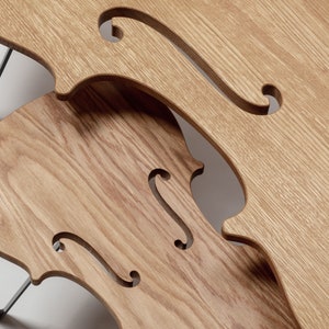 The Classic Coffee Table Cello Violin Viola Bass Contrabas Anniversary Gift Table Design Classical Music Bach image 5