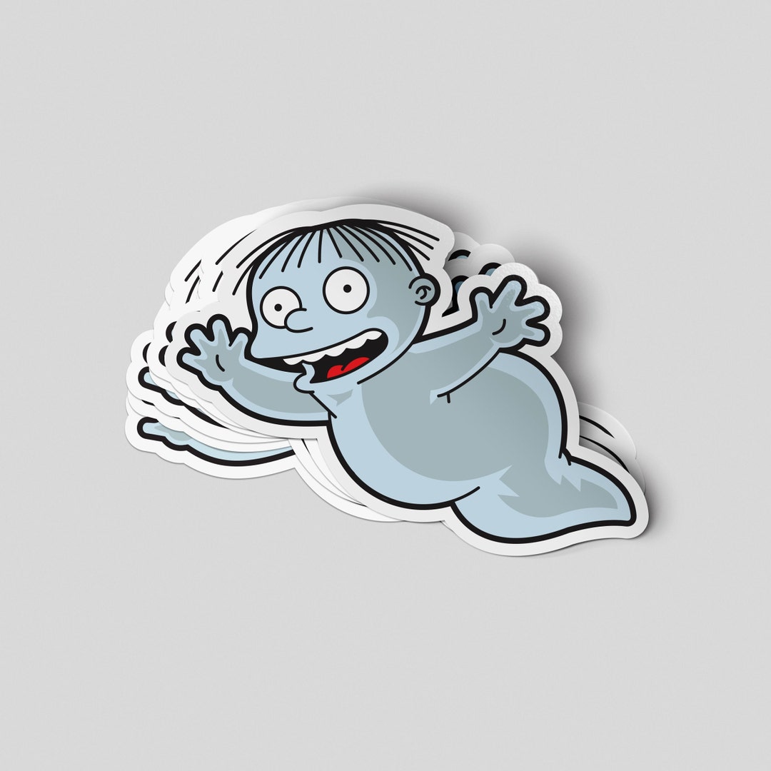 Casper Sticker, Ralph Wiggum Sticker, the Simpsons Sticker, Laptop ...