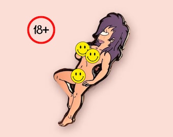 Pin de esmalte de Leela: pin de solapa coleccionable inspirado en Futurama