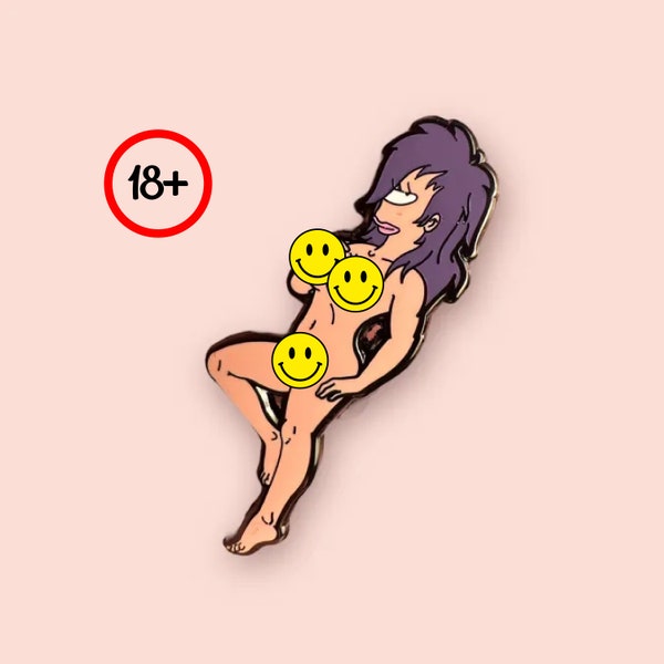 Leela Enamel Pin - Futurama Inspired Collectible Lapel Pin