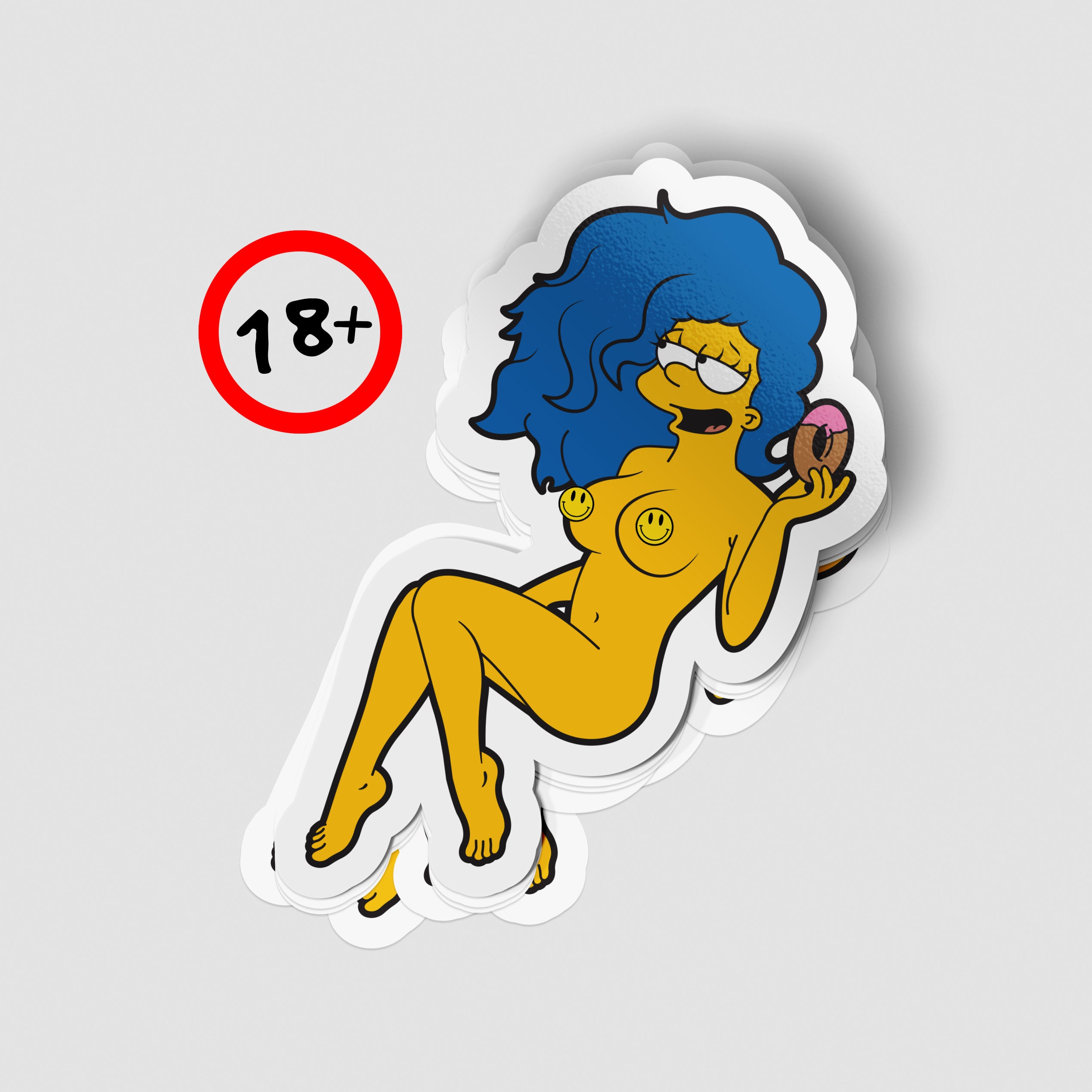 Sexy Lady Stickers Marge Simpson Sticker Send Nudes Sticker