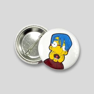 Home Alone Button Pin, Milhouse Button Pin, The Simpsons Button, 1.25&quot; pins | Backpack Pins | Cute Aesthetic Pin Pack, Cool Button Pin