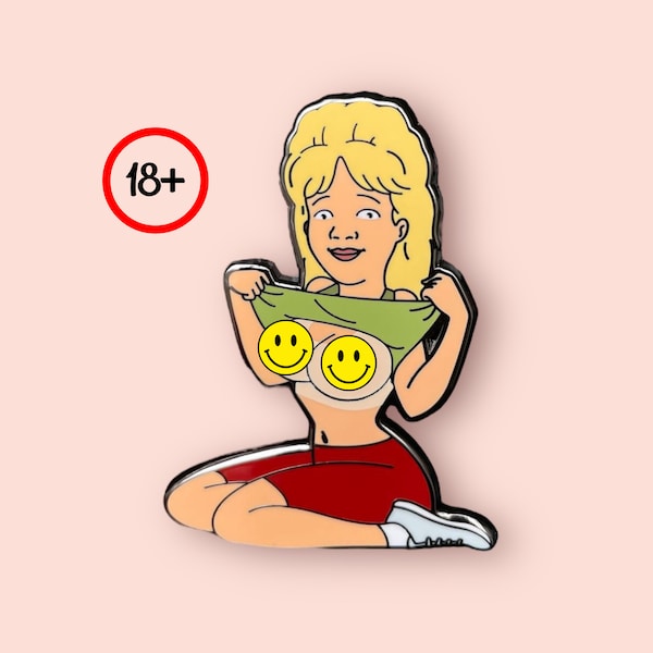 Luanne Platter Enamel Pin - King of the Hill Inspired Collectible Lapel Pin (2 Inch)