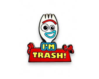 Alfiler Forky, toy story 4, alfiler de solapa, disney
