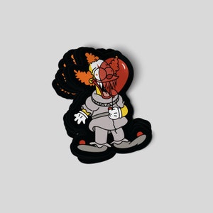 IT Sticker, Evil Clown Sticker, The Simpsons Stickers, Laptop Stickers, Water Bottle Stickers, Hard Hat Stickers, Hydro Flask Stickers