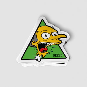 Mr. Burns Sticker | Vinyl Decal | Gift for him