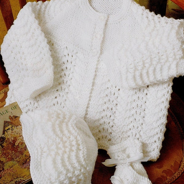 Feather and fan matinee jacket pattern Clearance