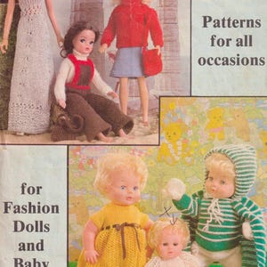 Libro electrónico completo. Patrones de punto para ropa de muñecas: moda retro y muñecas bebé (descarga en PDF)