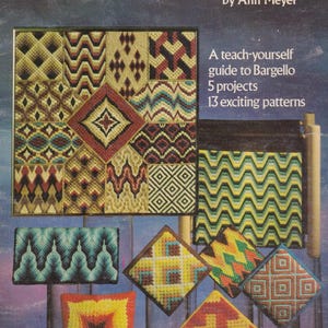 Entire ebooklet. BARGELLO BASICS, Teach Yourself Stitching Guide, 5 Projects and 13 Patterns. Charts and Diagrams. Instant download