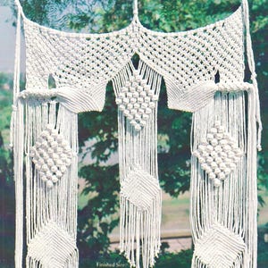 ALASKAN BEAUTY Macrame Wall Hanging Pattern (PDF Download)
