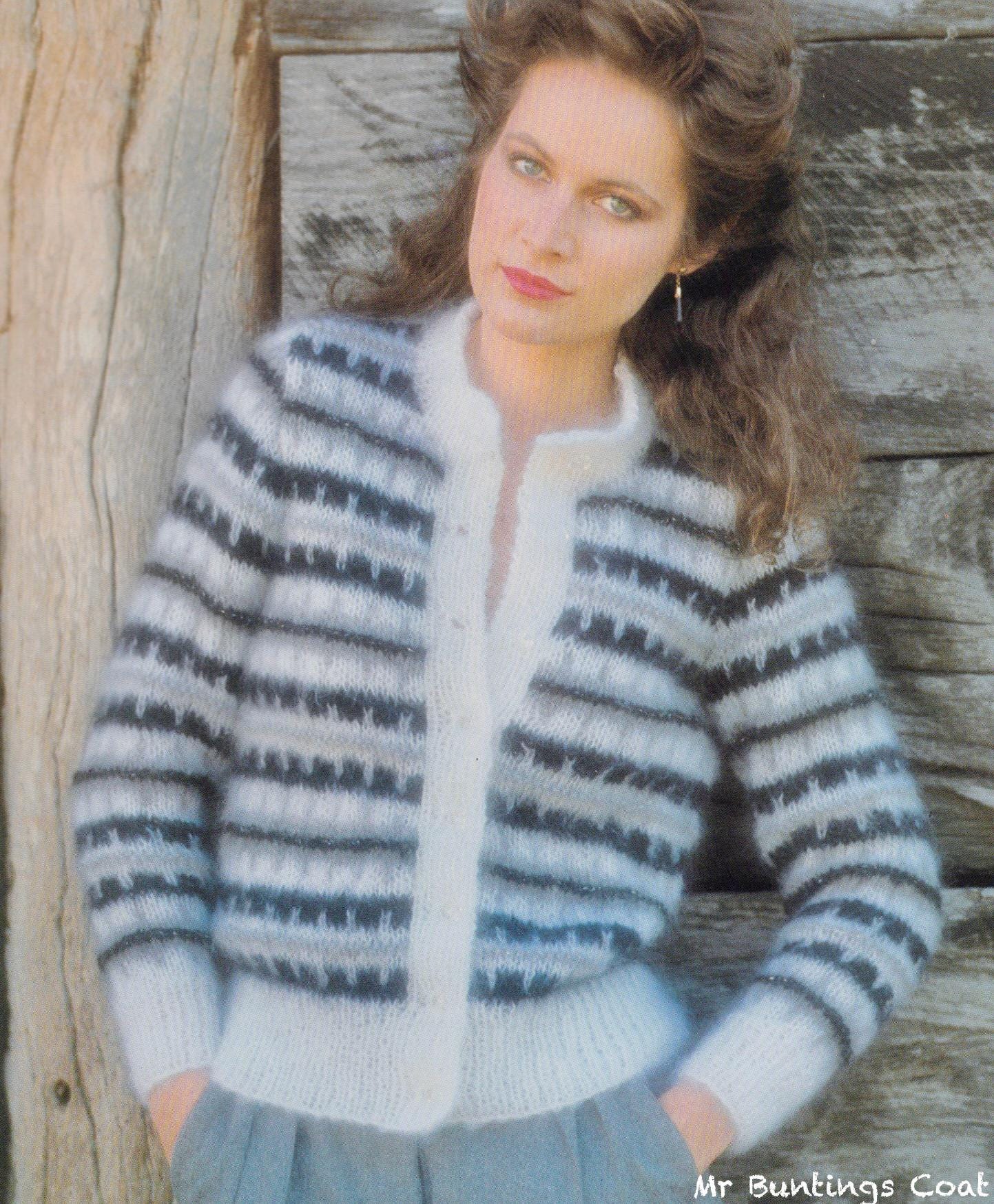 トップス Vintage all-over mohair knit cardigan 90s Shaggy Mohair Cardigan | S-XL - Lucky Vintage