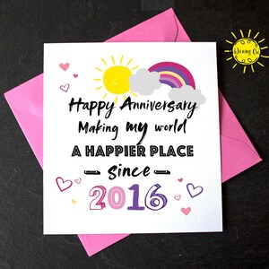 Anniversaire De Mariage De 6e Annee Joyeux Anniversaire Etsy