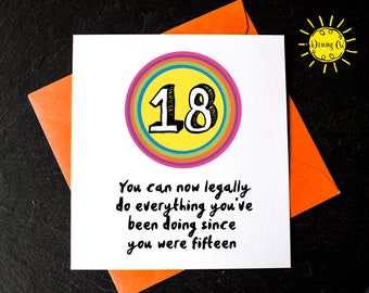 18th Birthday Card Funny 18th Birthday Card Rude Card - Etsy New Zealand 18th Birthday Card Funny 18th Birthday Card Rude Card - Etsy New Zealand