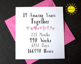 19 years marriage gift