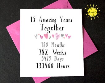 15th wedding anniversary for husband