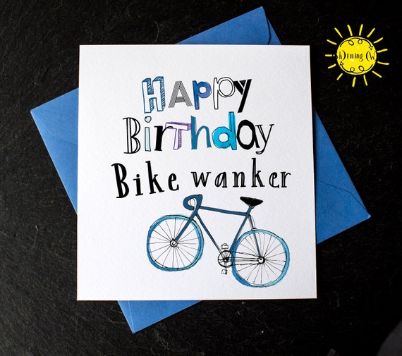 Branleur De Velo De Joyeux Anniversaire Carte Drole Carte Etsy Branleur De Velo De Joyeux Anniversaire Carte Drole Carte Etsy