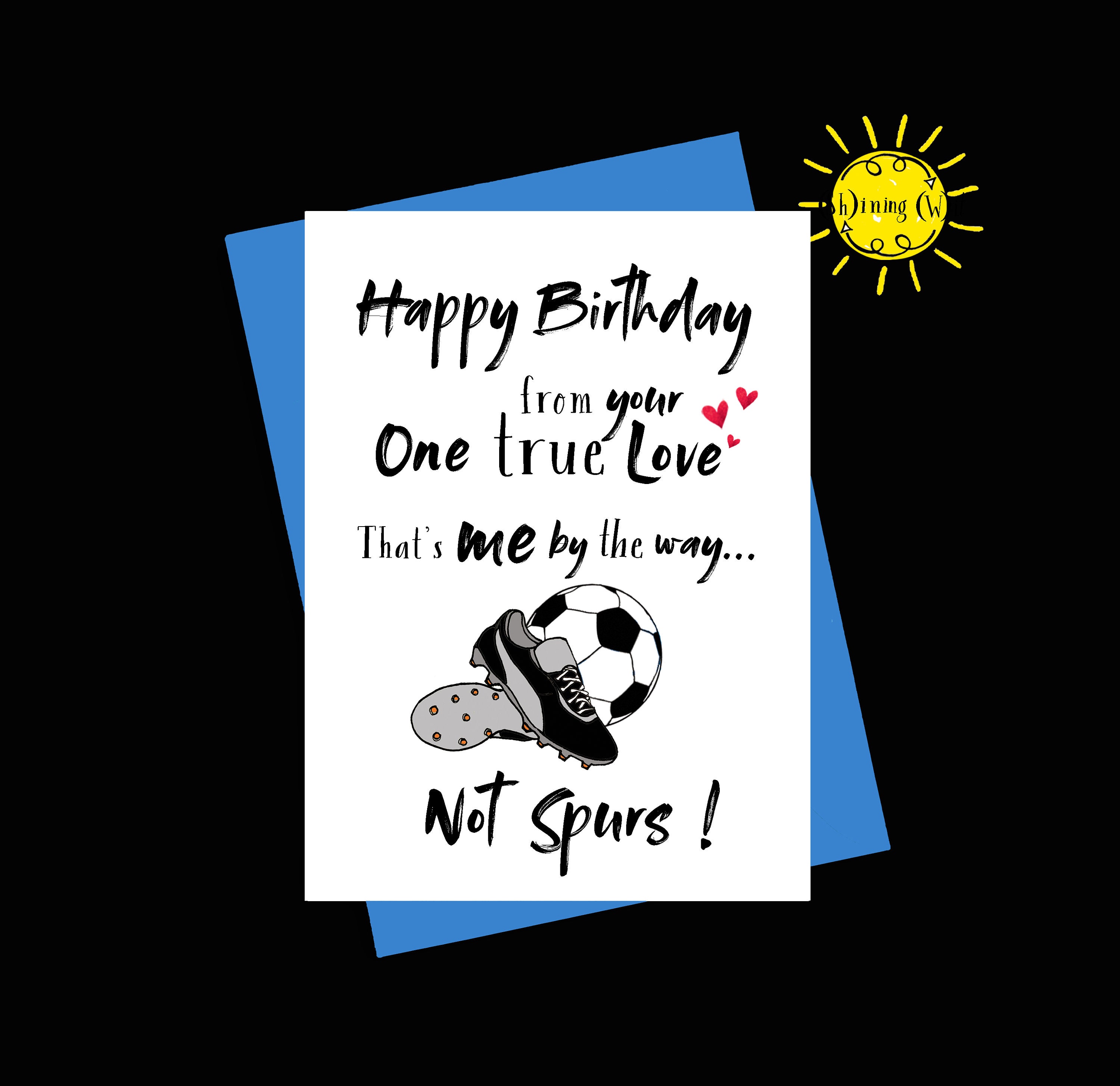 Tottenham Hotspur FC Football Club Stadium Birthday Card