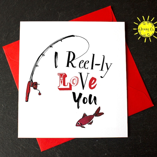 Fisherman Anniversary Card - Etsy