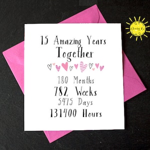 15 year wedding anniversary for him