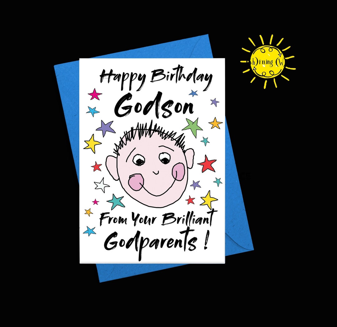 Godson Birthday Card, Happy Birthday Godson from Your Brilliant ...