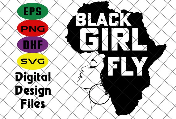 Download Black Girl Fly Svg Black Woman Svg Black Afro Svg Africa Etsy